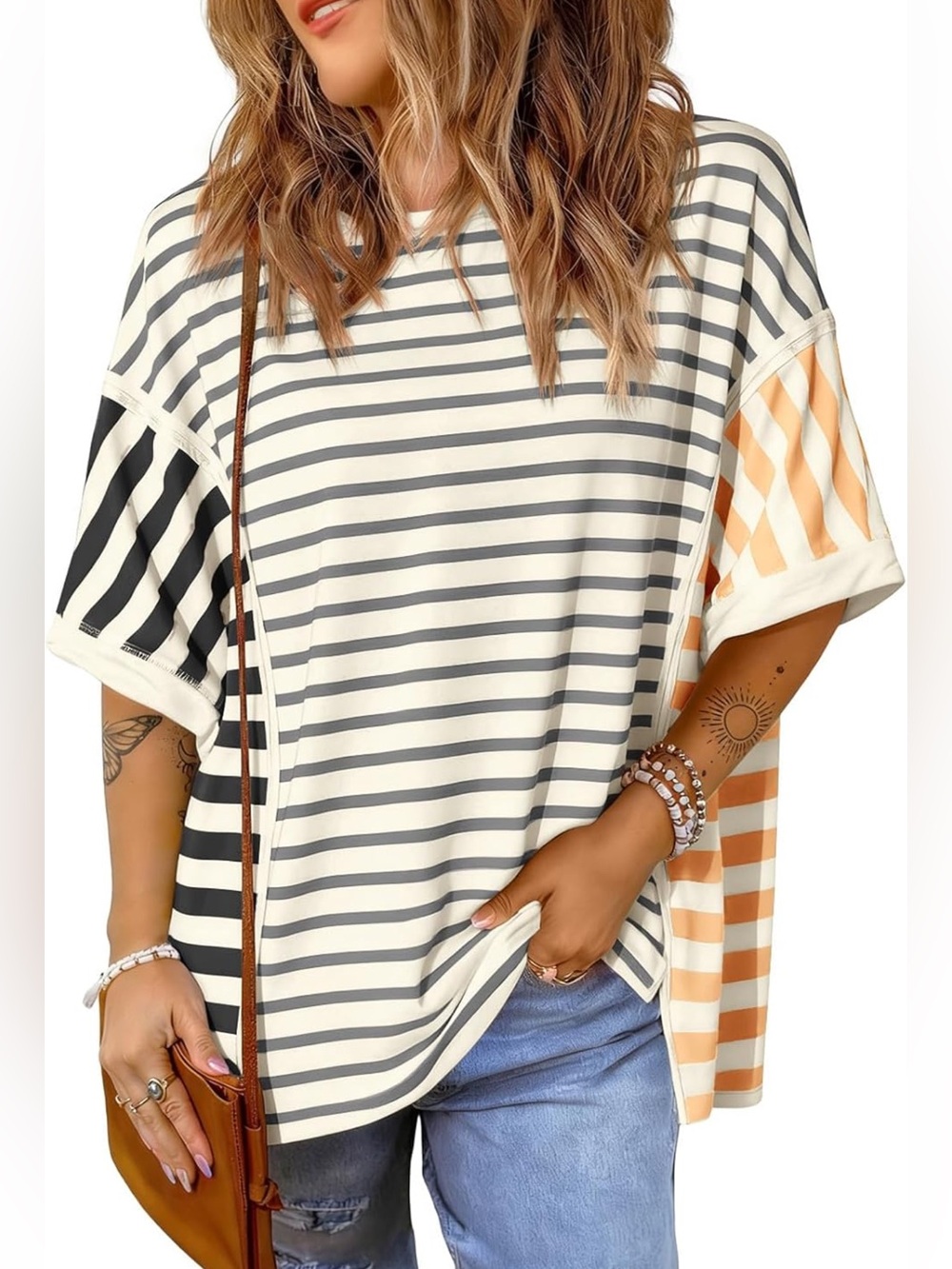 Oversized Striped T-Shirt